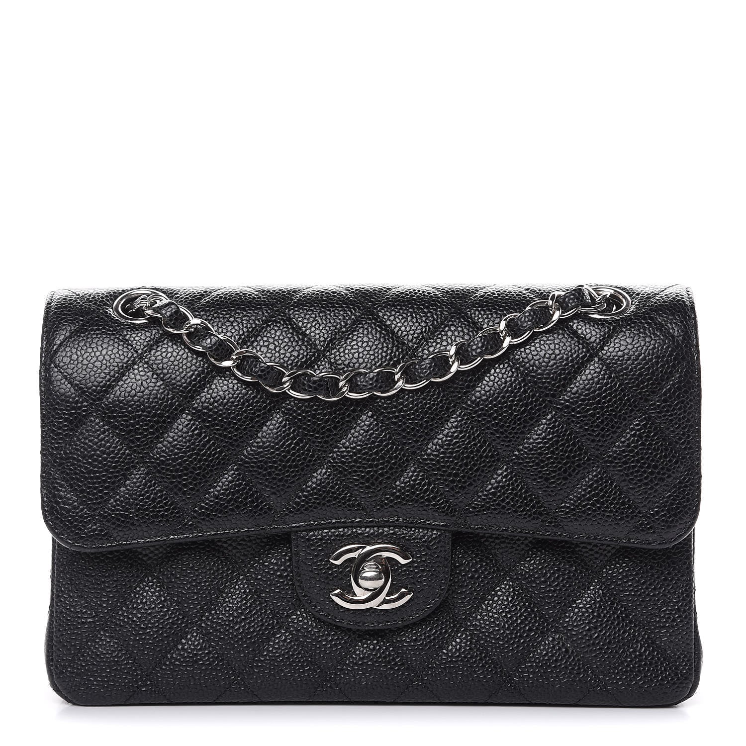 Chanel Caviar Quilted Small Double Flap Black 1 of 14
