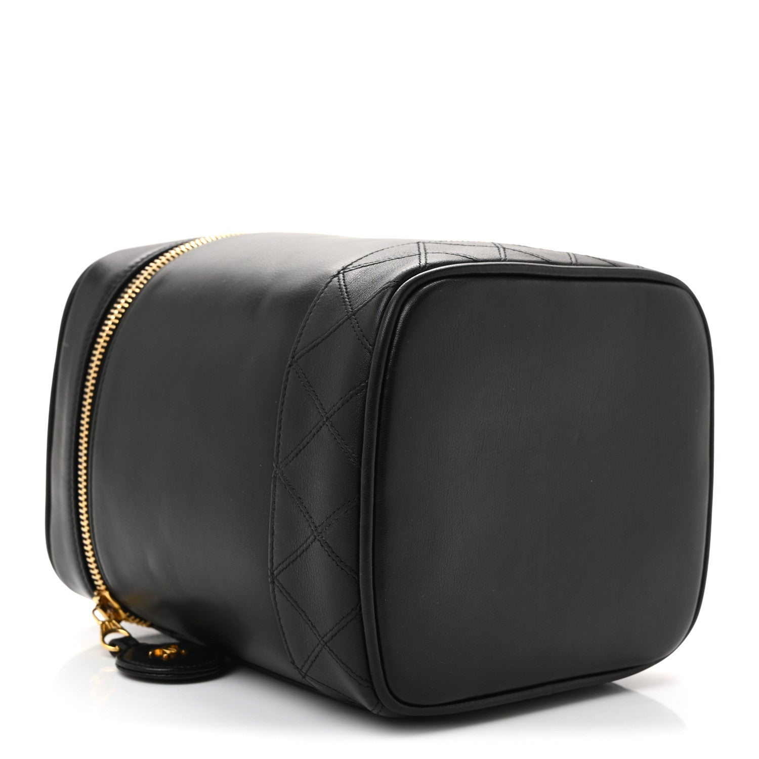 Chanel Lambskin Vanity Cosmetic Bag Black 4 of 10
