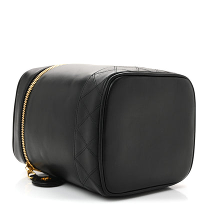 Chanel Lambskin Vanity Cosmetic Bag Black 4 of 10