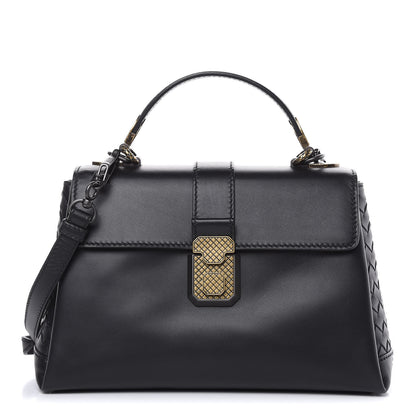 Bottega Veneta Nappa Small Piazza Bag Black 1 of 13