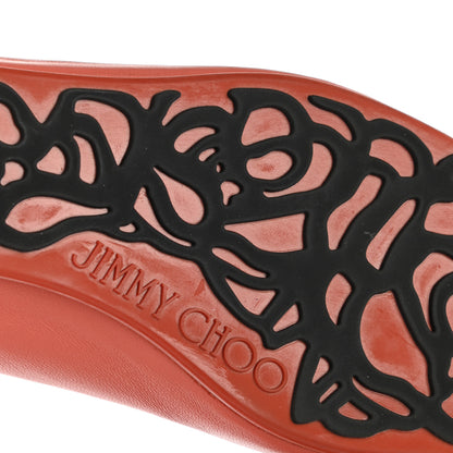 Jimmy Choo Nappa Metal Mesh Waine Ballet Flats 39 Agate Gold 6 of 9