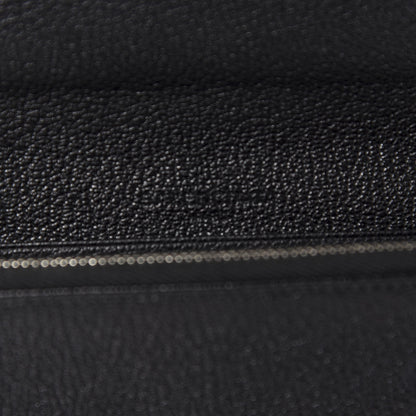 Balenciaga Chevre Silver Metallic Edge Hardware Money Wallet Black 6 of 6