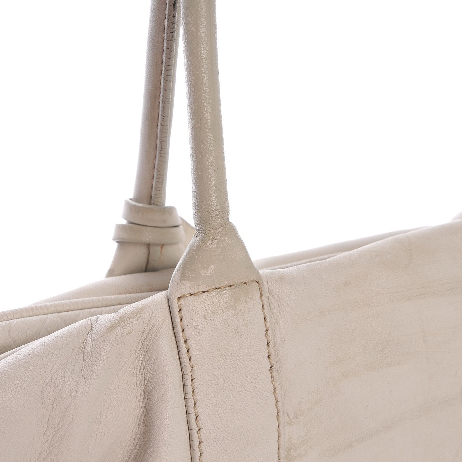 Prada Vitello Bauletto Talco 20 of 28