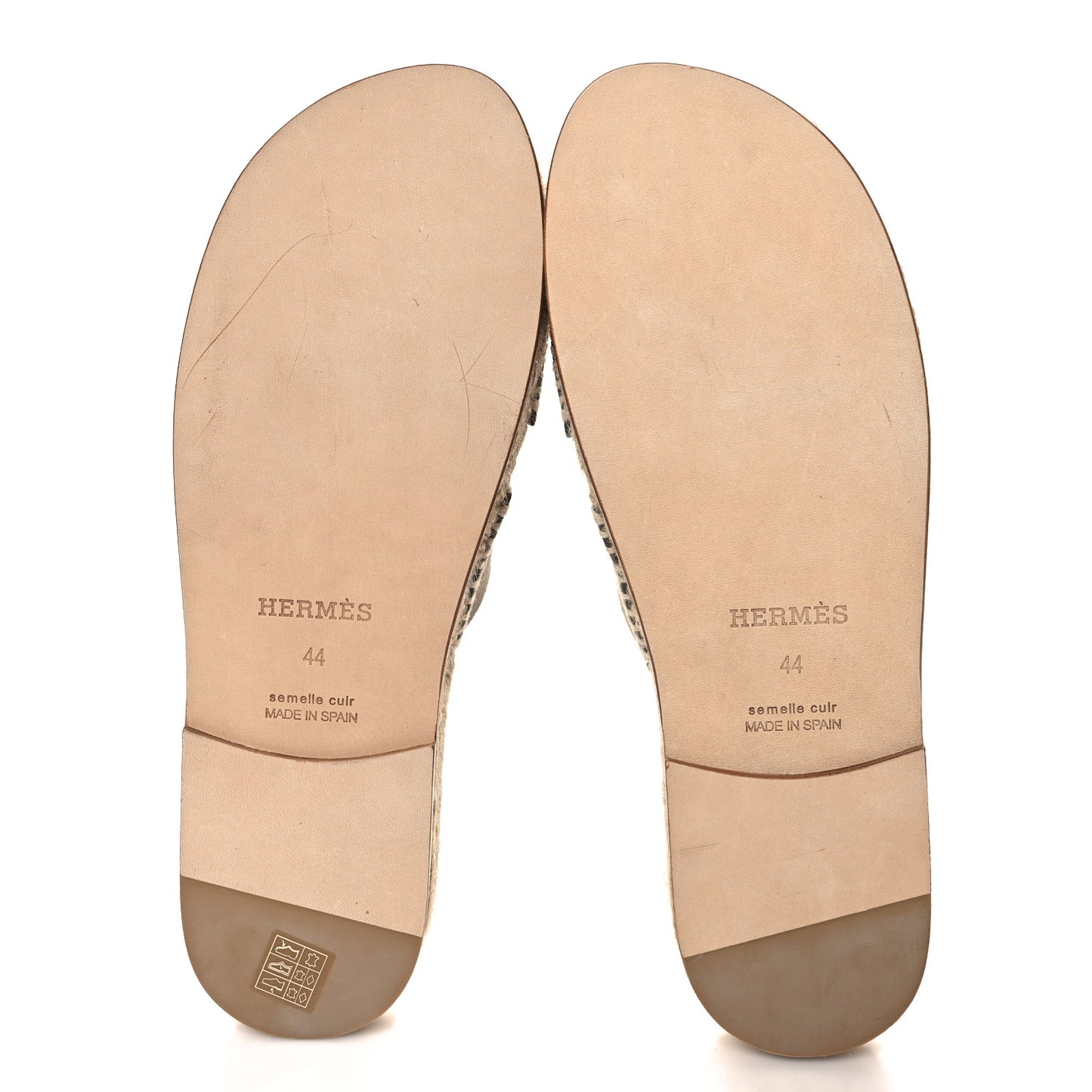 Suede Goatskin Mens Antigua Espadrille Sandals 44 Beige Sable