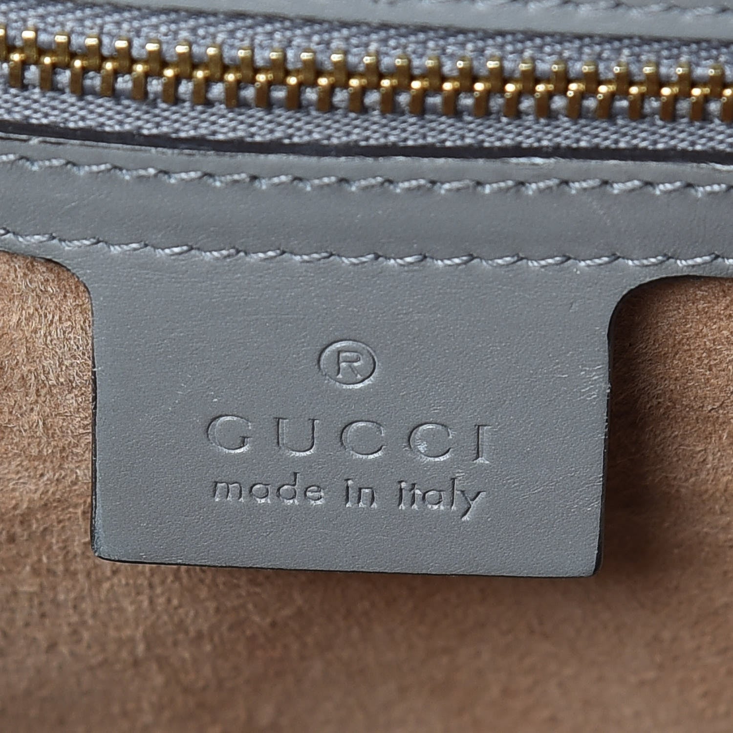 Gucci Calfskin Small Sylvie Shoulder Bag Deep Grey 10 of 30