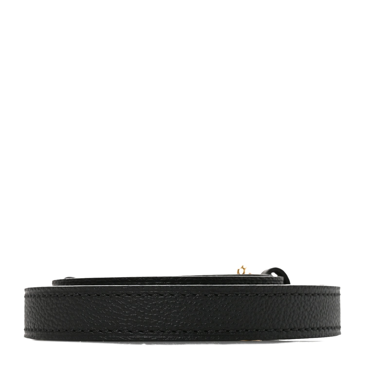 Louis Vuitton Calfskin 16mm Adjustable Shoulder Strap Black 3 of 3