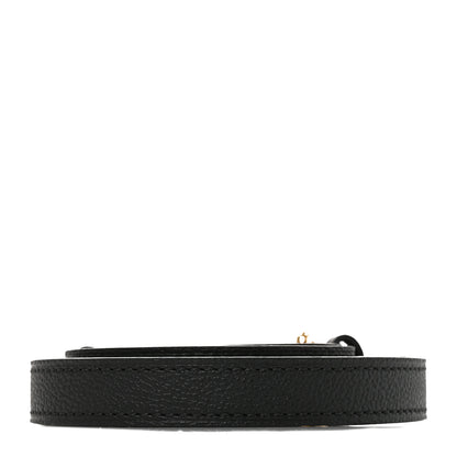 Louis Vuitton Calfskin 16mm Adjustable Shoulder Strap Black 3 of 3