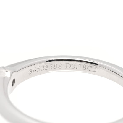 Tiffany Platinum Diamond .18ct Solitaire Engagement Ring 49 4.75 5 of 6