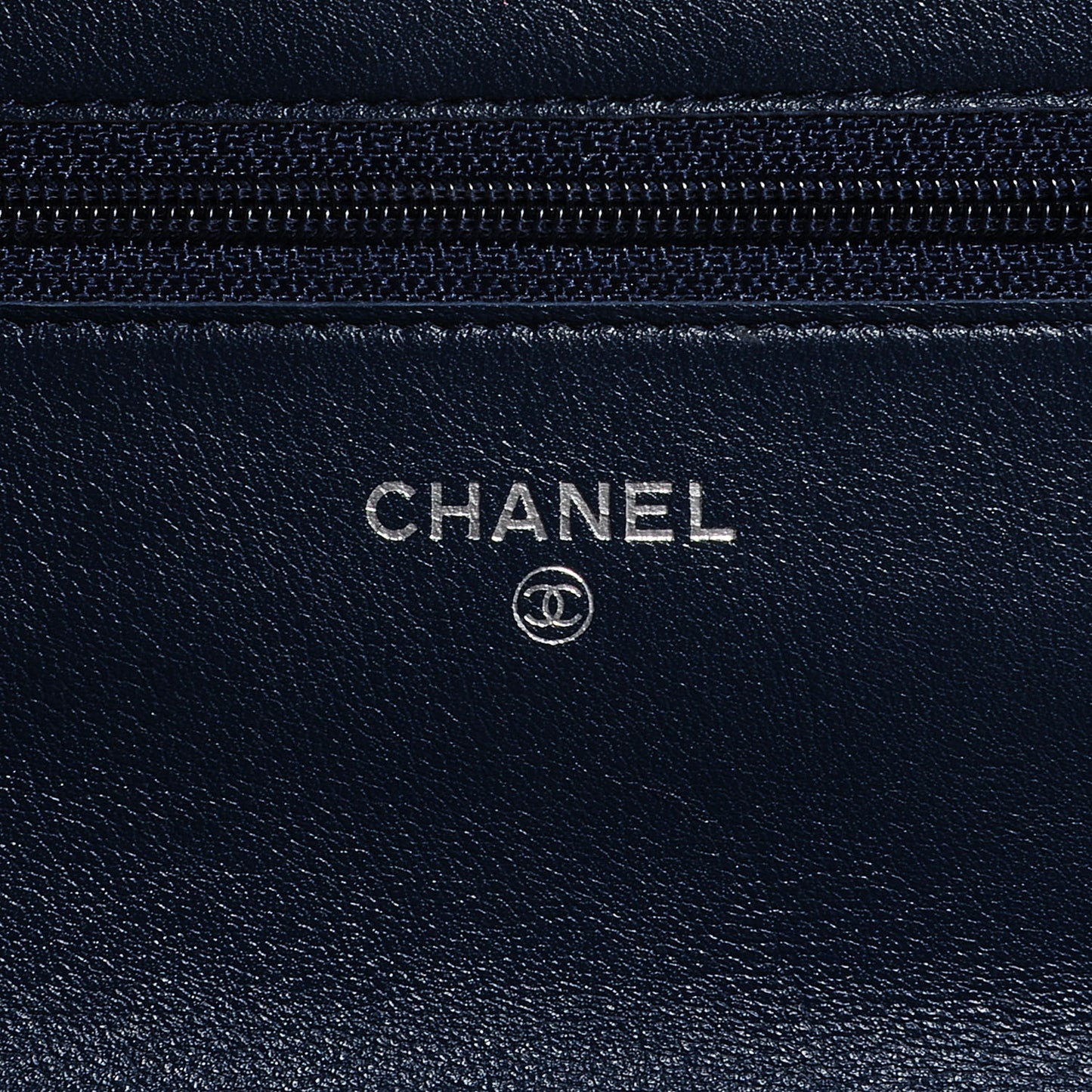 Caviar Timeless CC Wallet on Chain WOC Navy Blue