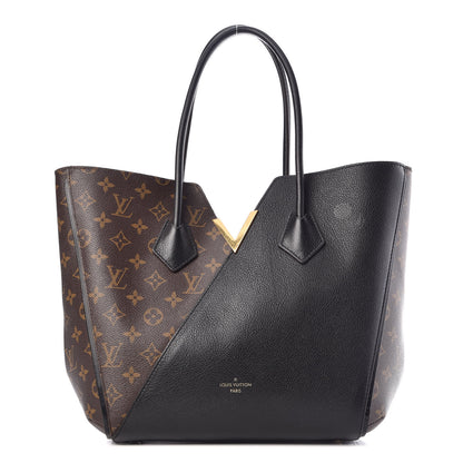 Louis Vuitton Calfskin Monogram Kimono Tote Black 1 of 19