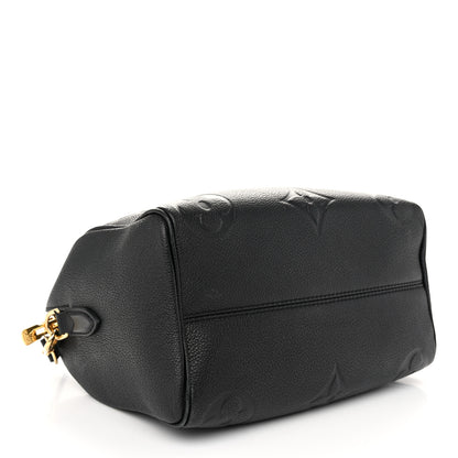 Louis Vuitton Empreinte Monogram Giant Speedy Bandouliere 25 Black 4 of 10