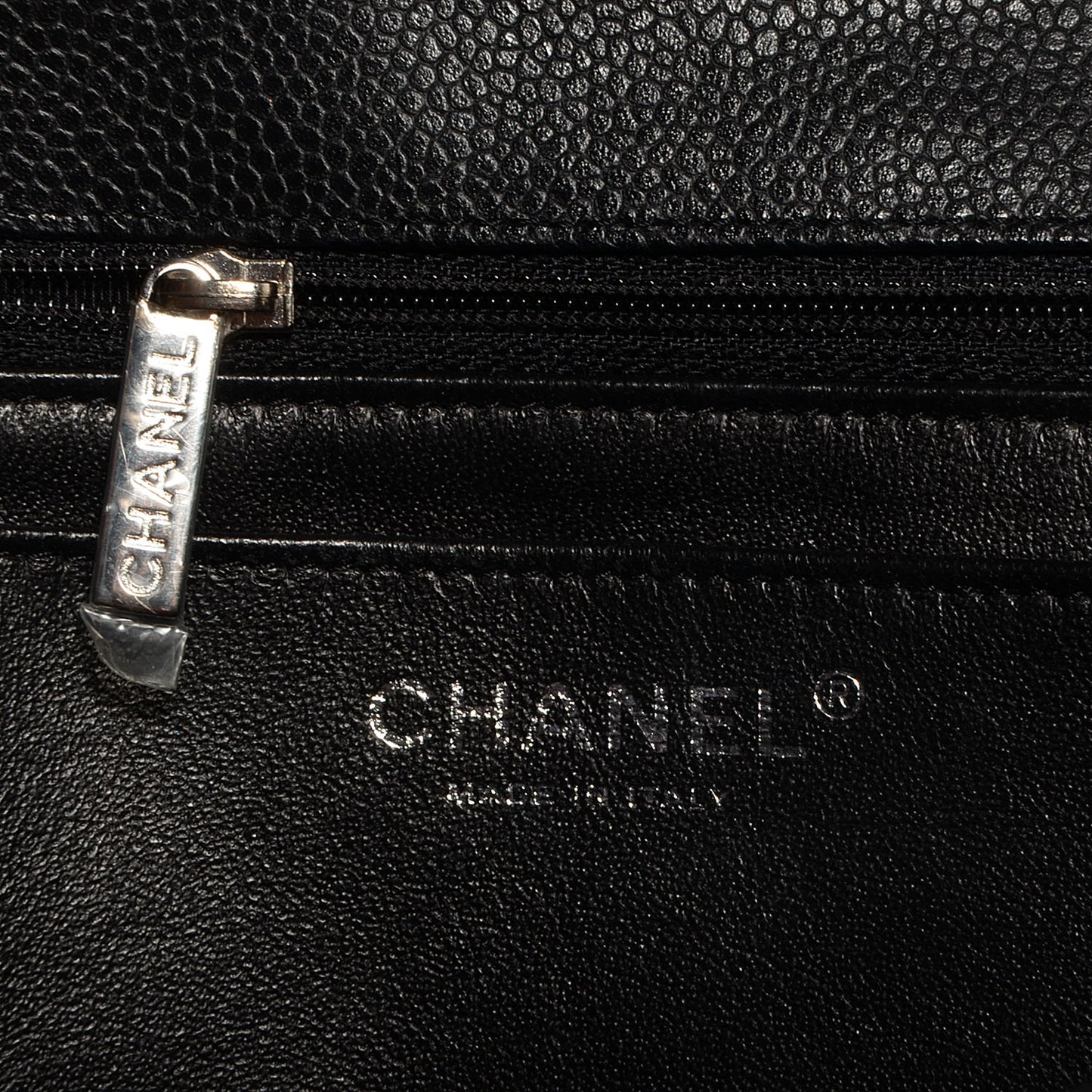 Caviar Jumbo Single Flap Black