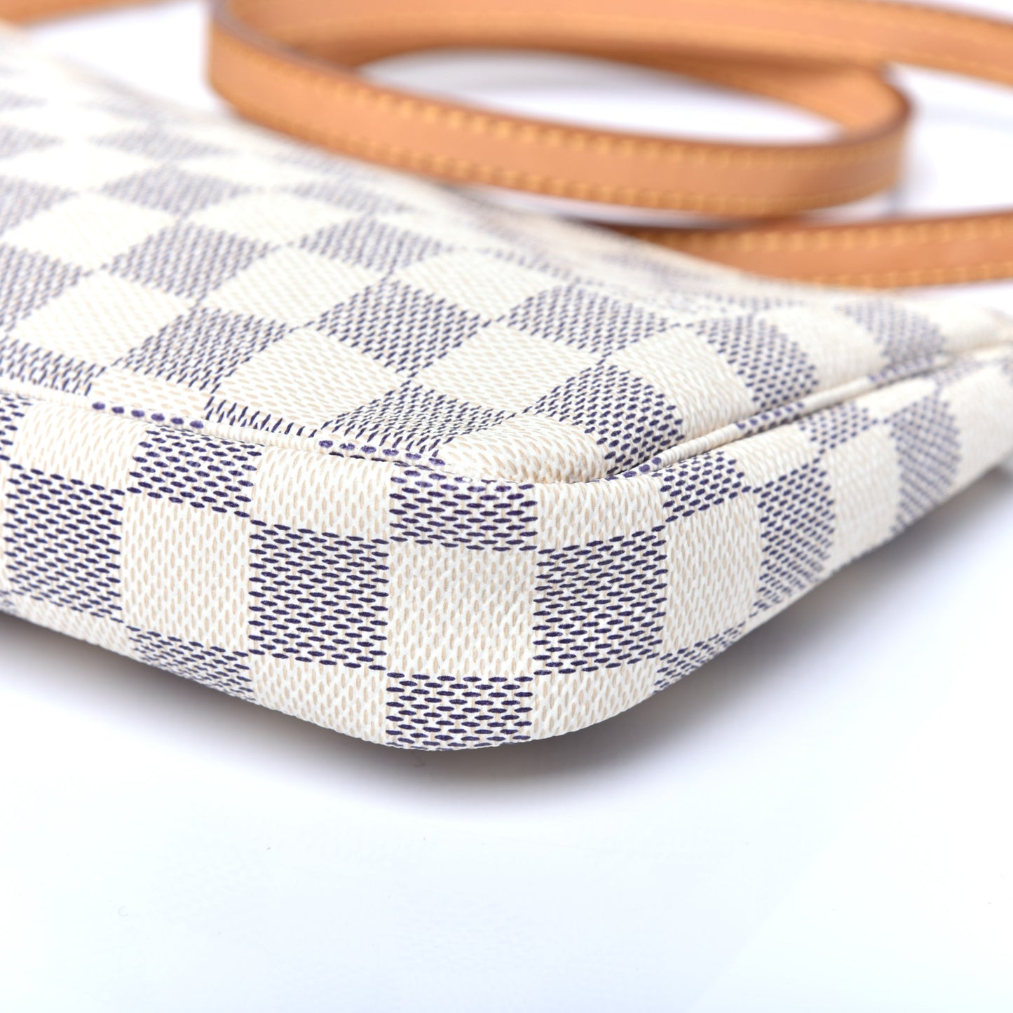 Damier Azur Accessories Pochette Long Strap