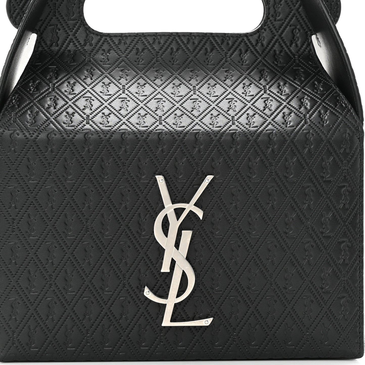 Calfskin Monogram Take Away Box Black