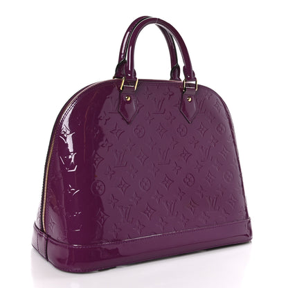 Louis Vuitton Vernis Alma PM Magenta 3 of 9