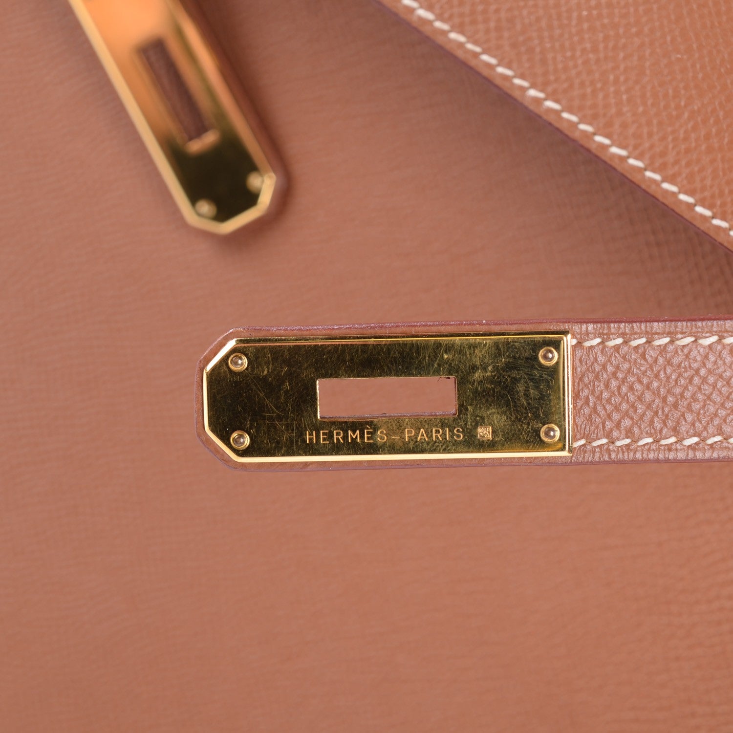 Hermes Courchevel Kelly Sellier 32 Gold 22 of 22