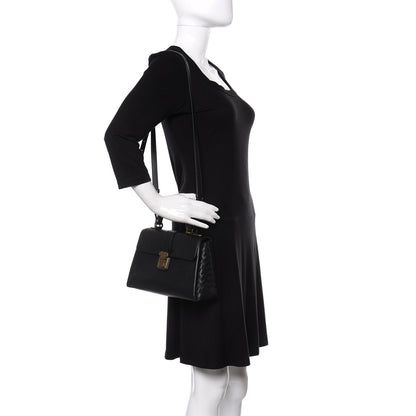 Bottega Veneta Nappa Small Piazza Bag Black 2 of 9
