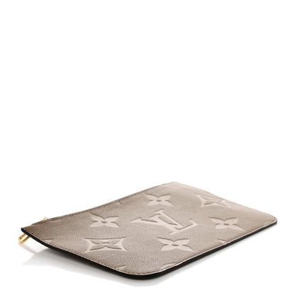 Louis Vuitton Empreinte Monogram Giant Neverfull MM Pochette Tourterelle 4 of 6