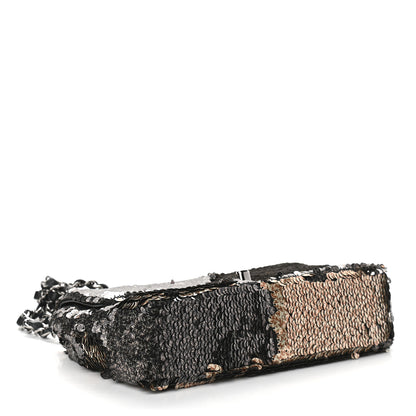 Chanel Sequin Single Flap Black 6 of 11