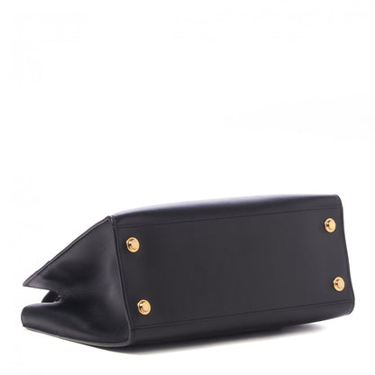 Louis Vuitton Calfskin City Steamer MM Black 4 of 8