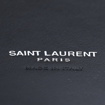 Saint Laurent Calfskin Crocodile Embossed Baby Sac De Jour Black 6 of 9