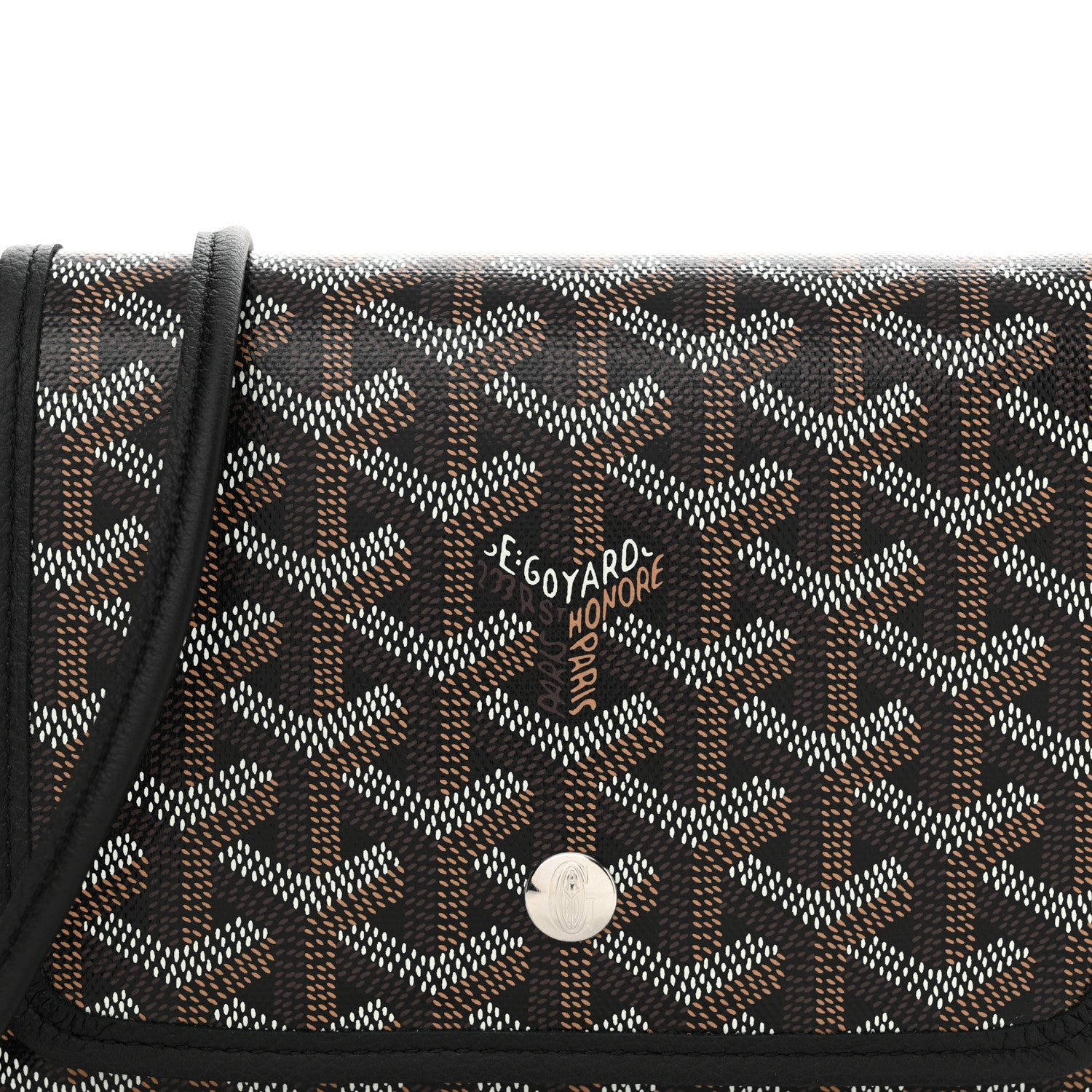 Goyard Goyardine Plumet Wallet Clutch Black 7 of 11