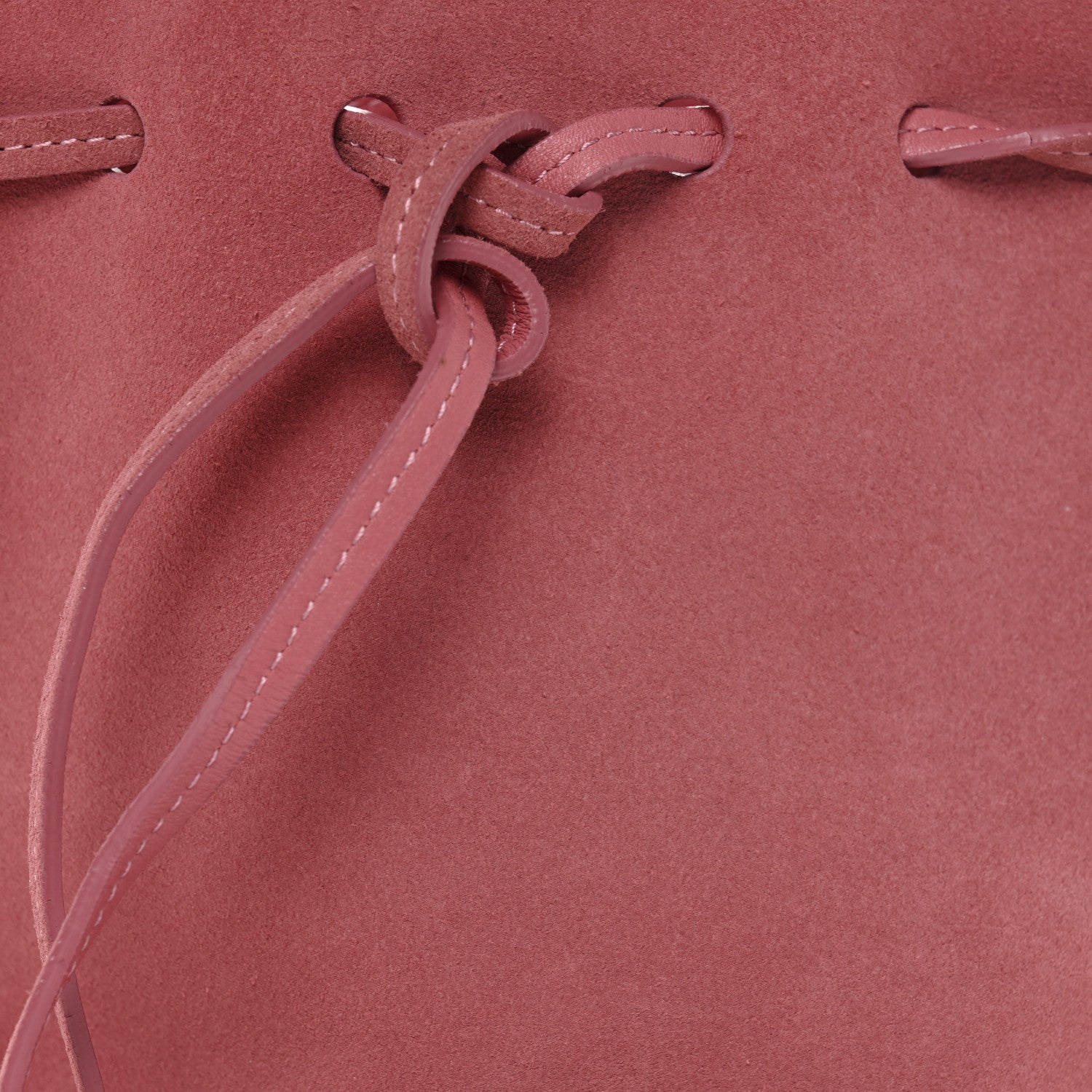 Mansur Gavriel Suede Mini Mini Bucket Bag Blush 8 of 12