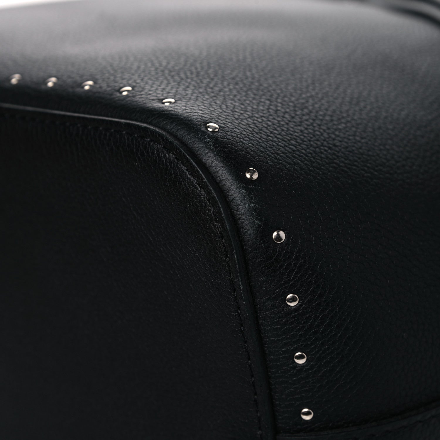 Louis Vuitton Soft Calfskin Lockme Studs Bucket Black 15 of 16