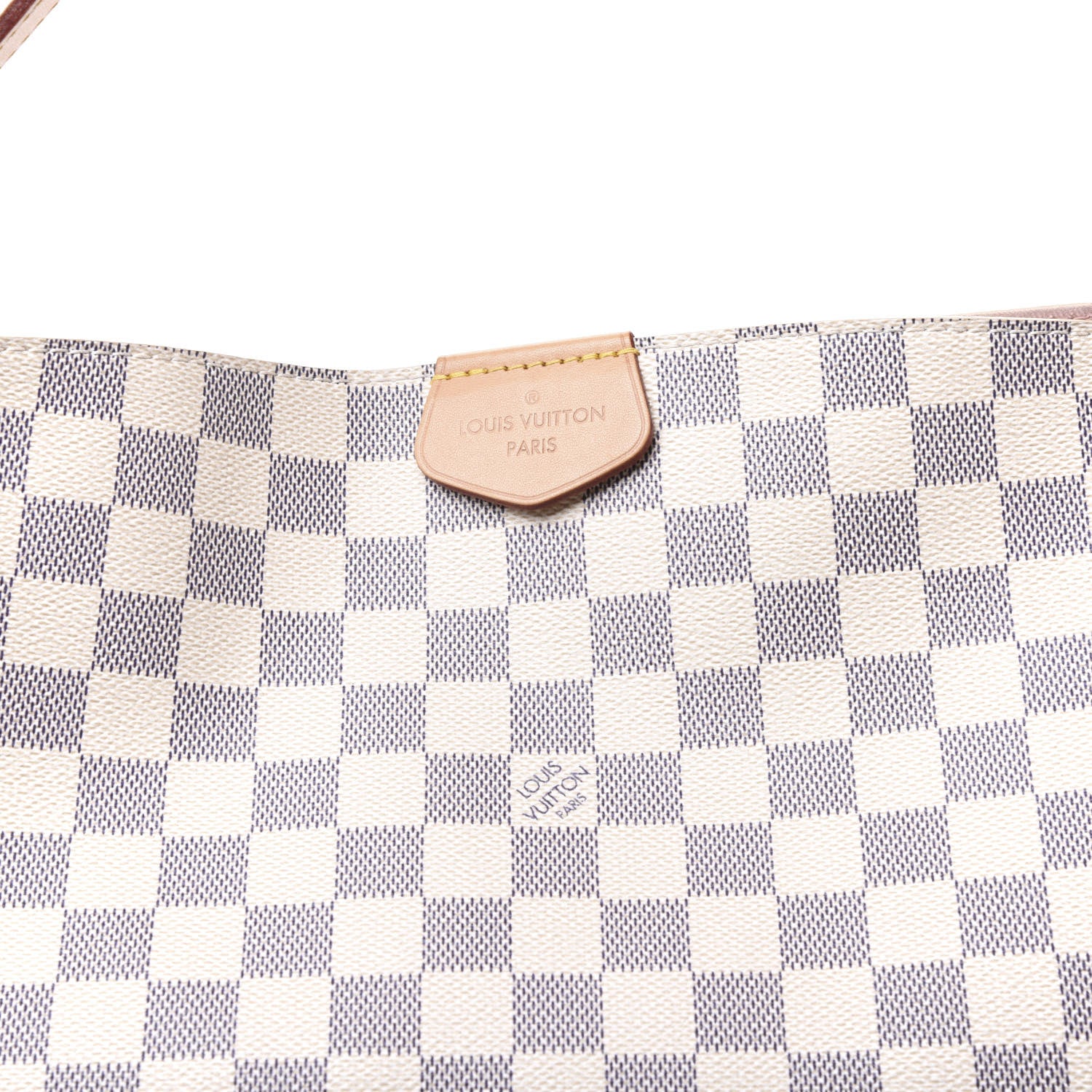 Louis Vuitton Damier Azur Graceful MM Rose Ballerine 11 of 11