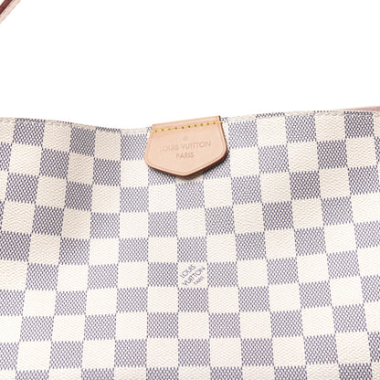 Louis Vuitton Damier Azur Graceful MM Rose Ballerine 11 of 11
