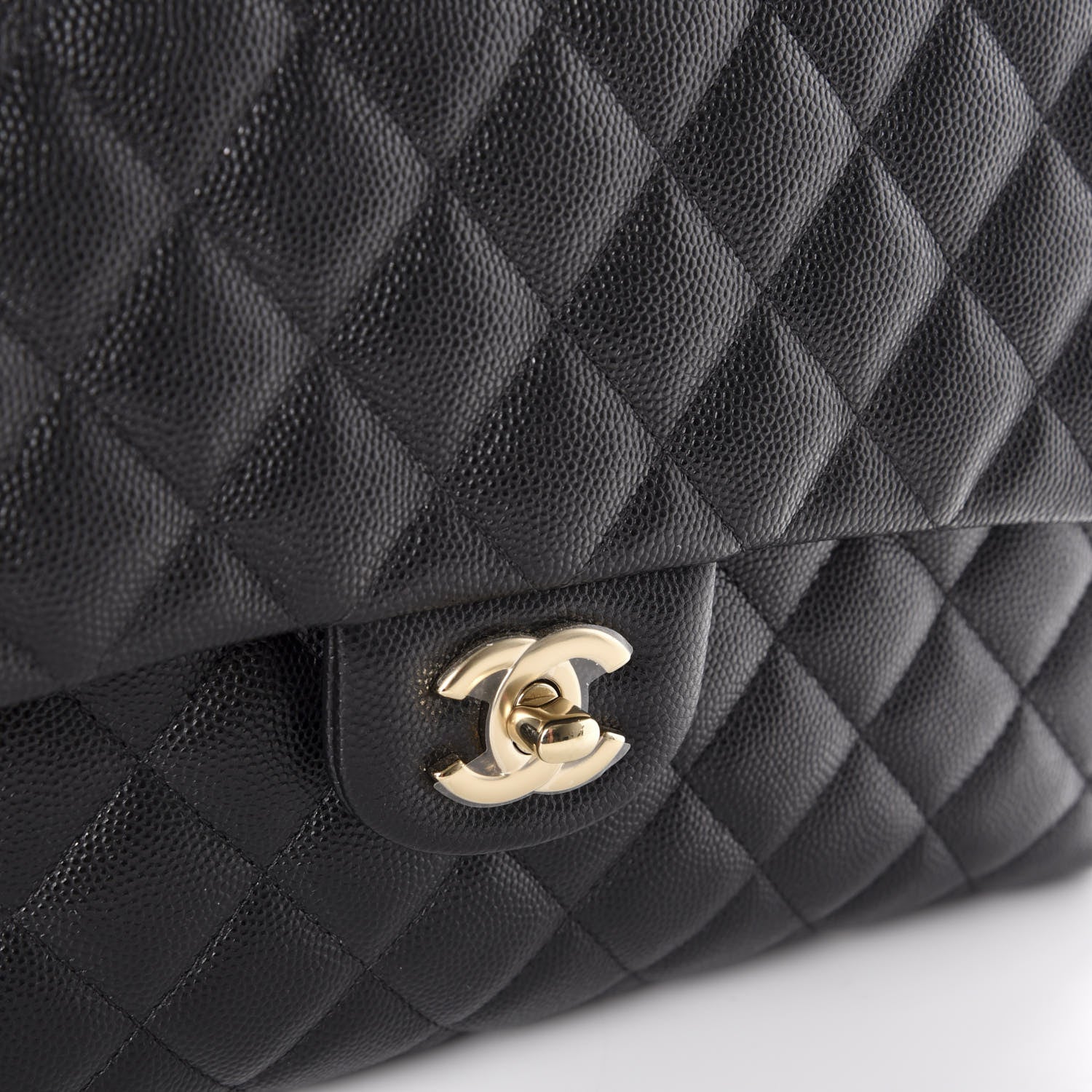 Chanel Caviar Quilted Flap Clutch Black 7 of 8