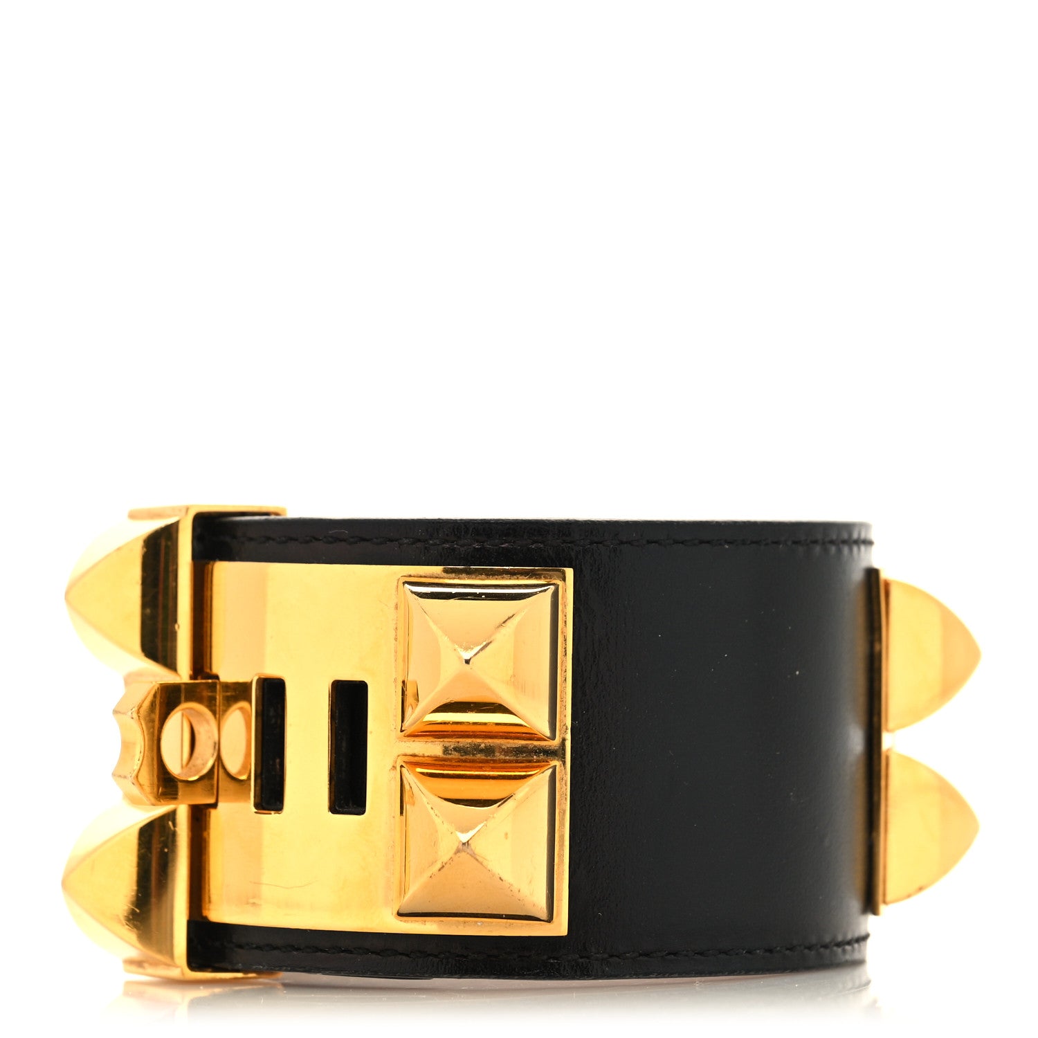 Hermes Box Collier de Chien CDC Bracelet L Black 3 of 7