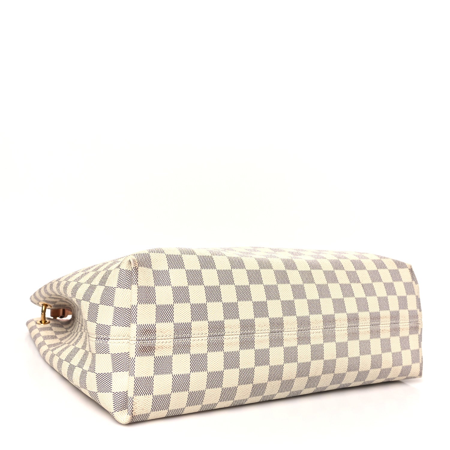 Louis Vuitton Damier Azur Graceful MM Rose Ballerine 4 of 10