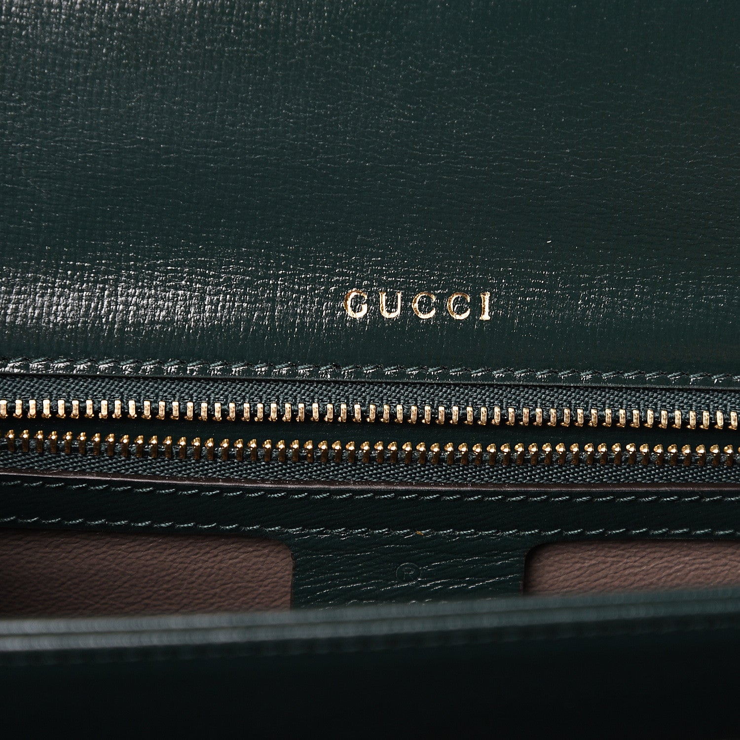 Gucci Azalea Calfskin Small Sylvie 1969 Top Handle Bag Green 5 of 13