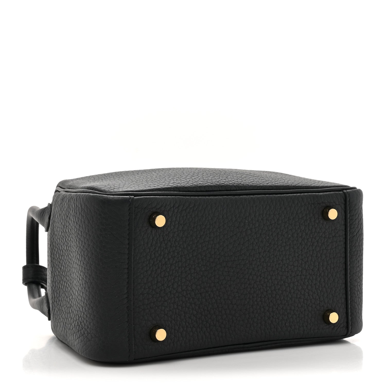 Hermes Taurillon Clemence Mini Lindy 20 Black 4 of 13