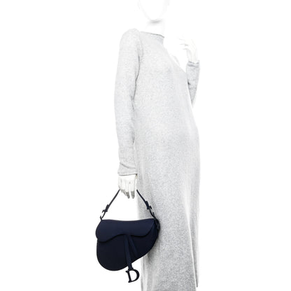 Christian Dior Ultra Matte Calfskin Saddle Bag Blue 2 of 10
