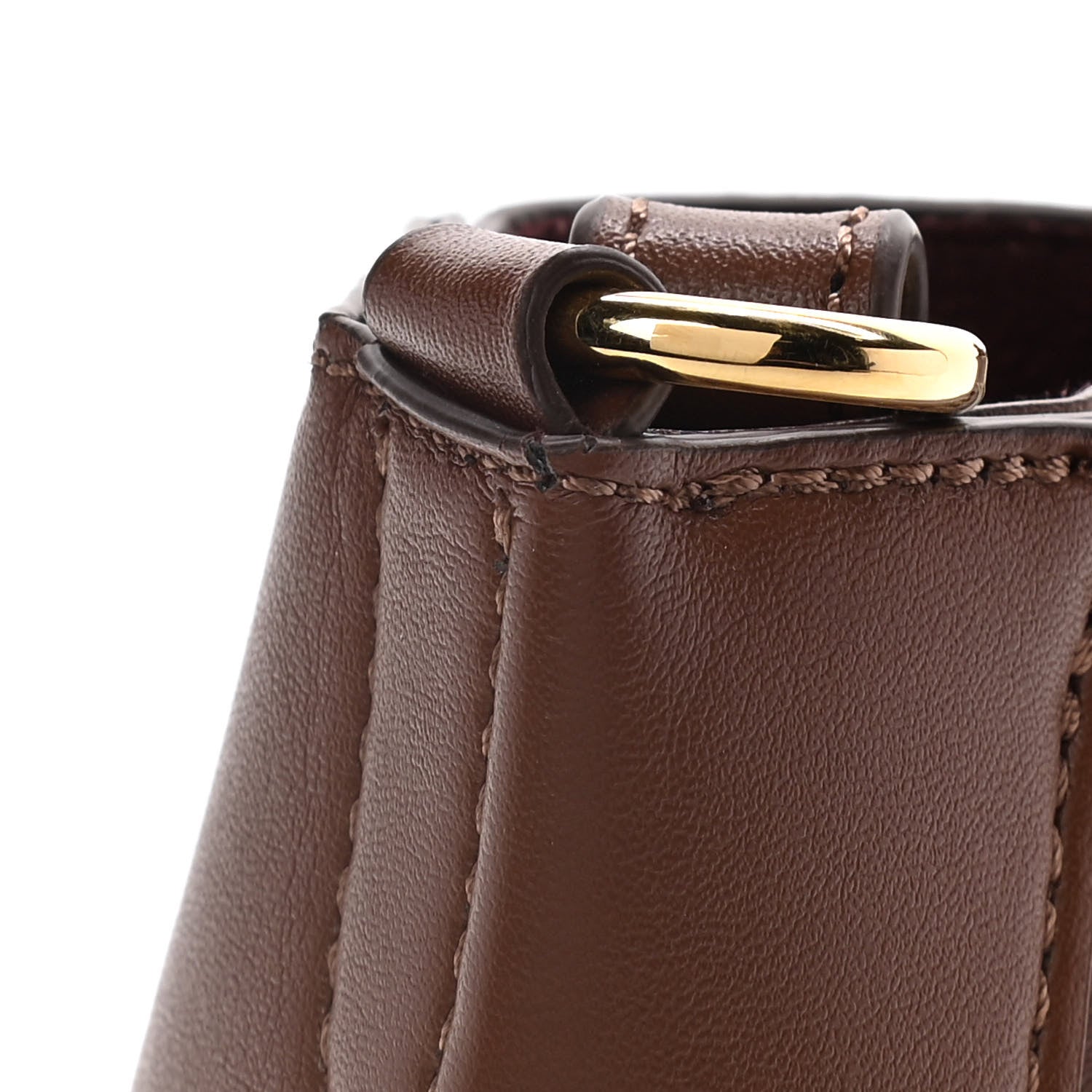 Stella McCartney Eco Alter Nappa Perforated Logo Tiny Crossbody Cinnamon 13 of 14