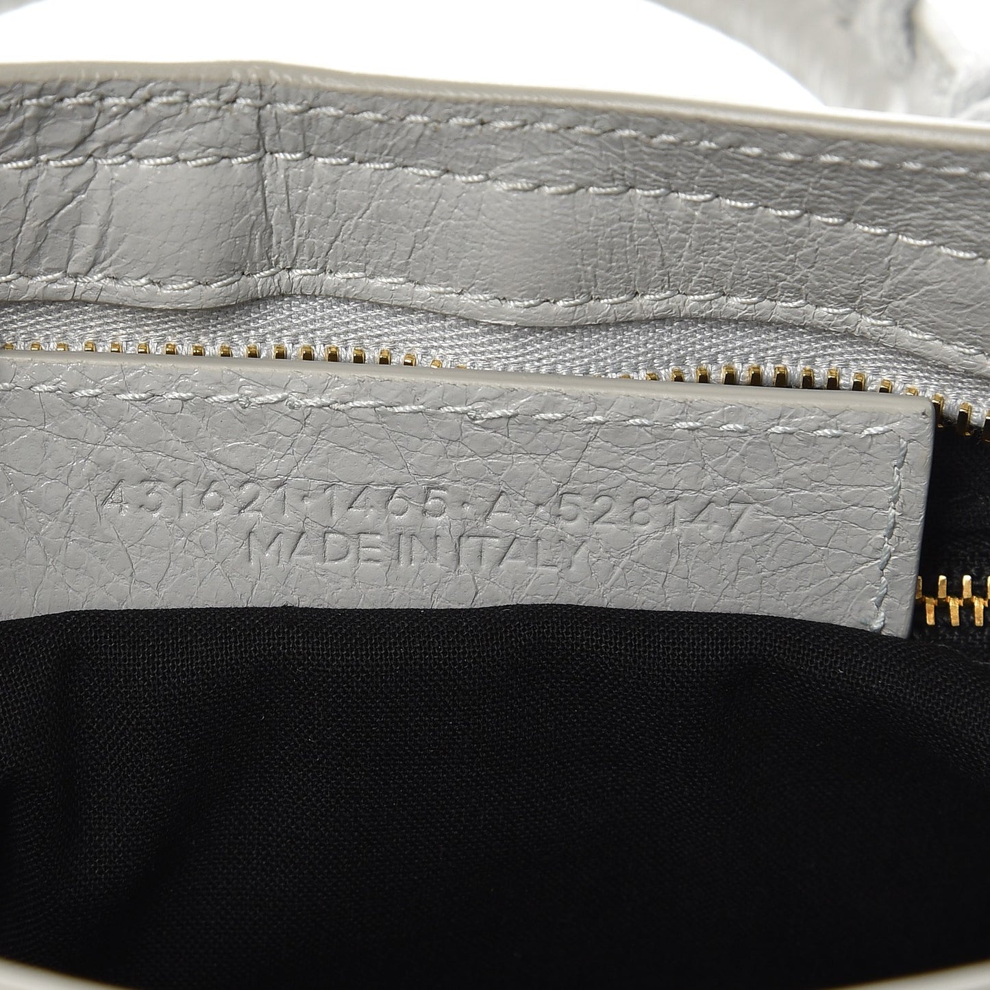 Agneau Classic Gold Hardware S City Gris Nuage