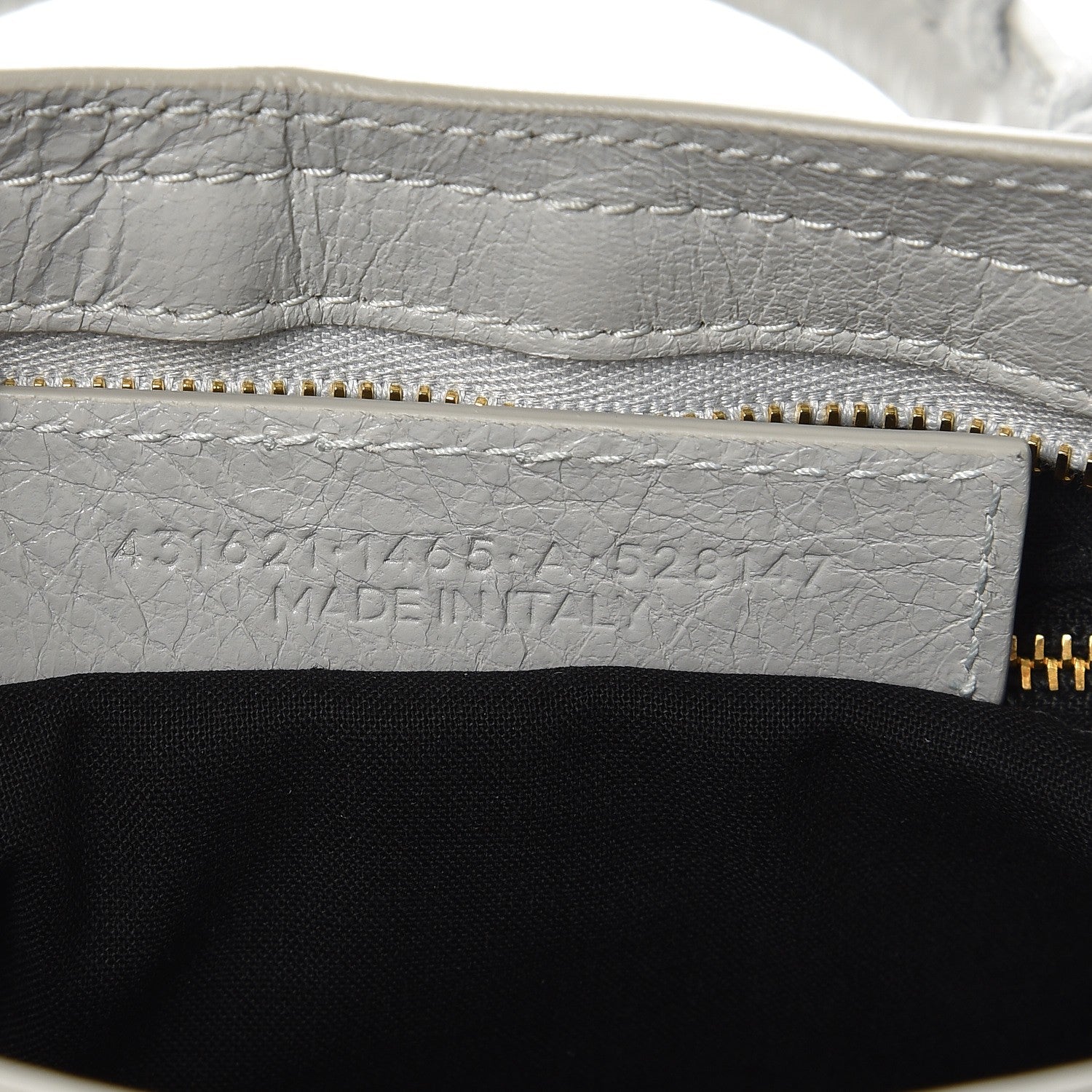 Balenciaga Agneau Classic Gold Hardware S City Gris Nuage 5 of 8