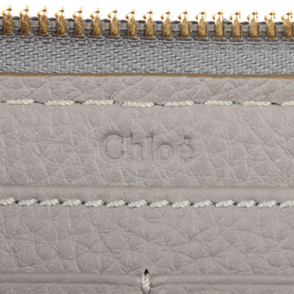 Chloe Calfskin Marcie Long Zip Around Wallet Cashmere Grey 6 of 8