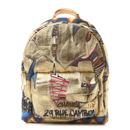 Chanel Graffiti Printed Canvas Street Spirit Backpack Multicolor 1 of 10