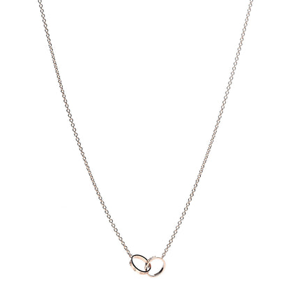 Cartier 18K Pink Gold Interlocking LOVE Necklace 30 1 of 5