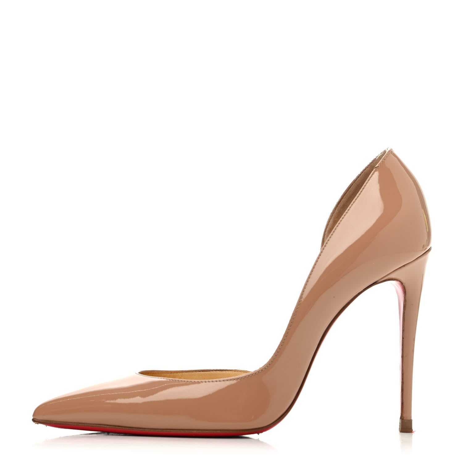 Christian Louboutin Patent Iriza 100 Pumps 36.5 Nude 1 of 4