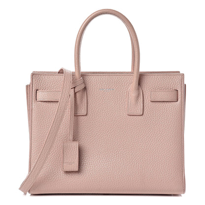 Saint Laurent Grained Calfskin Baby Sac De Jour Antique Rose 1 of 21