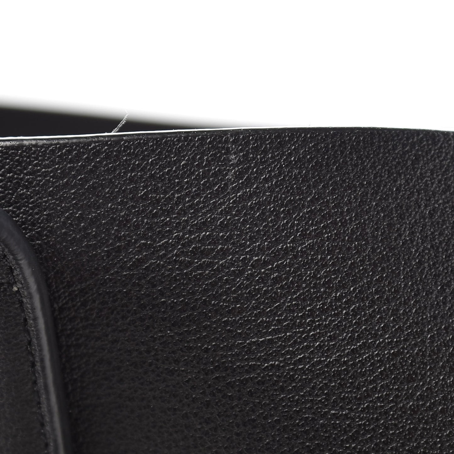 Calfskin Large Shopping Tote Black