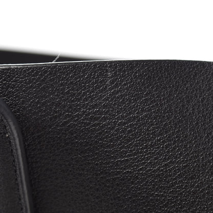 Saint Laurent Calfskin Large Shopping Tote Black 9 of 14
