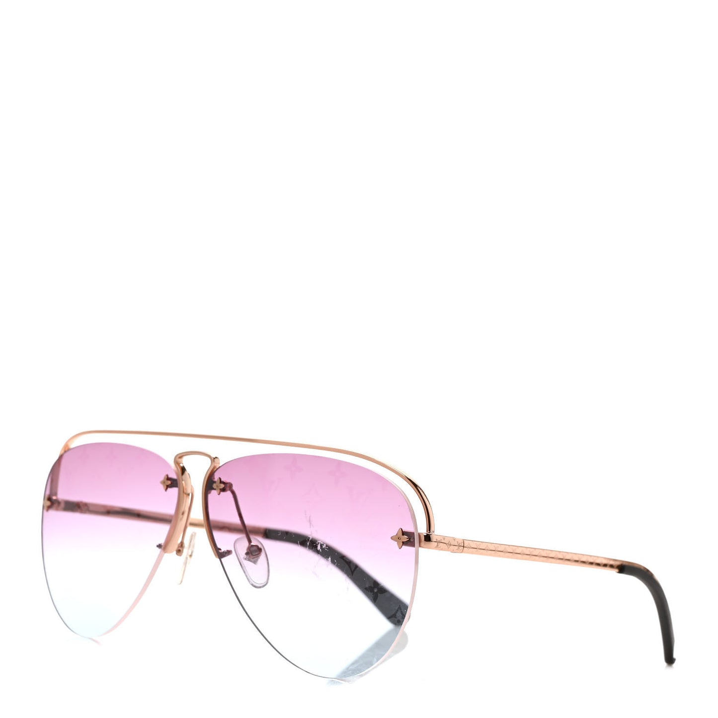 Monogram Grease Gradient Sunglasses Z1044W Aubergine