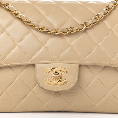 Chanel Lambskin Quilted Medium Double Sided Flap Beige 26 of 26