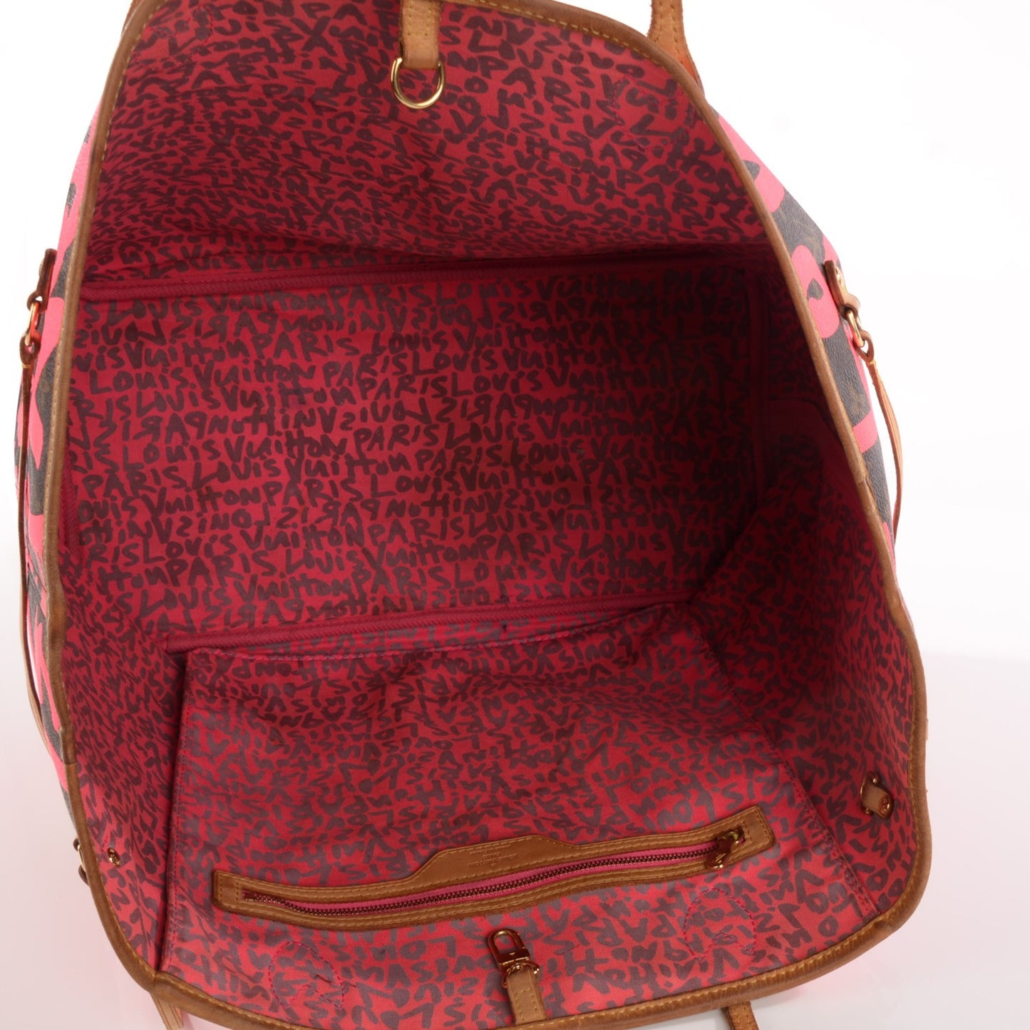 Monogram Graffiti Neverfull GM Fuchsia