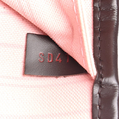 Louis Vuitton Damier Ebene Neo Neverfull MM Rose Ballerine 8 of 11